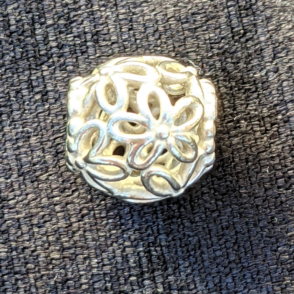 Pandora Retired Wildflower Bead Charm